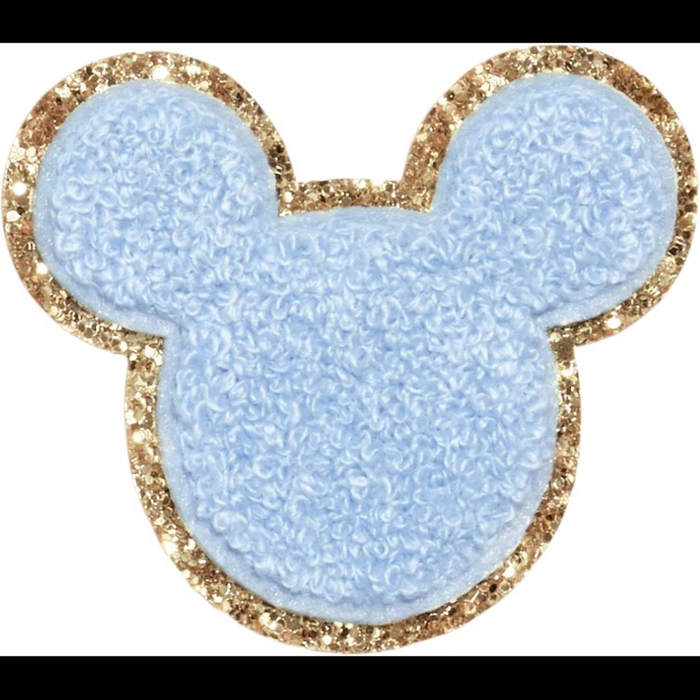 Stoney Clover Lane NEW Periwinkle Disney Mickey Mouse Glitter Patch
